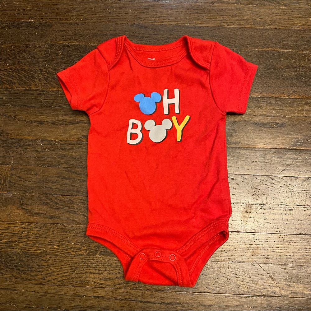 Disney Oh Boy Onesie 3-6month